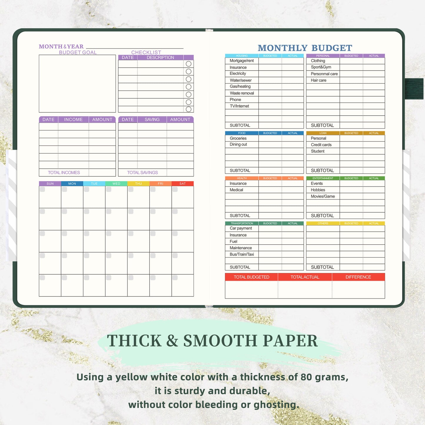 Budget Planner Notebook