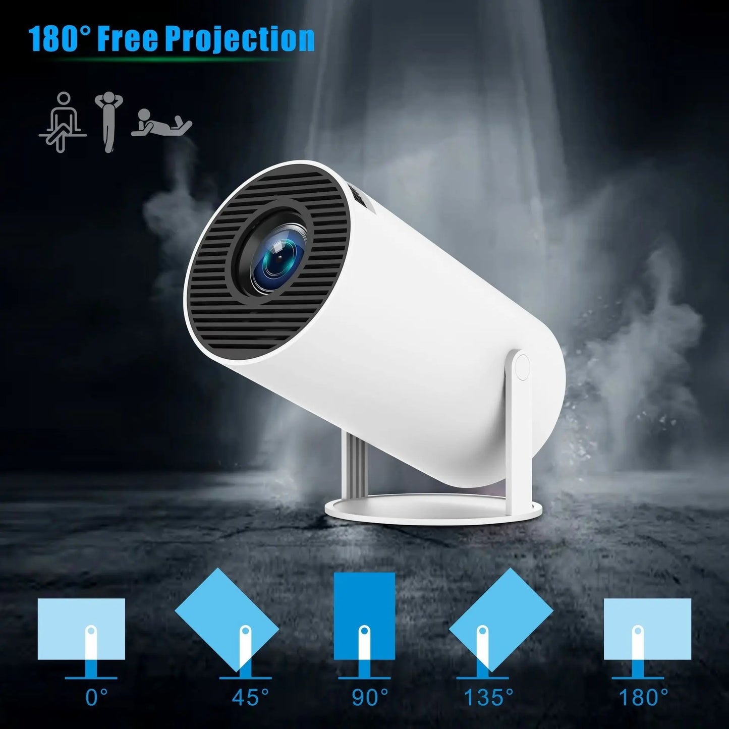HY300 Pro Projector Home Theater Entertainment Portable Small Projector - Lotta Deals