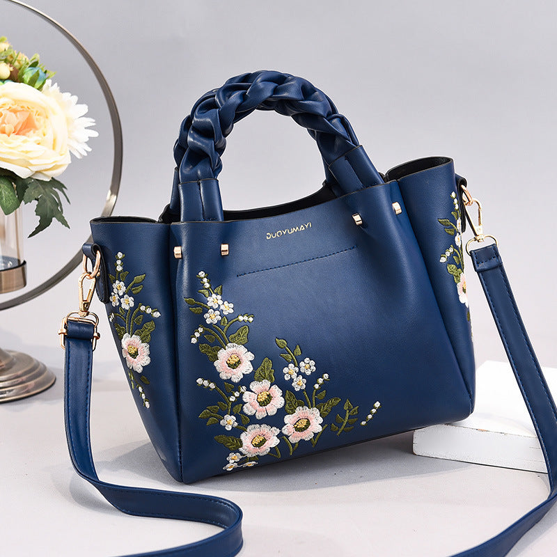 Floral Shoulder Tote Bag