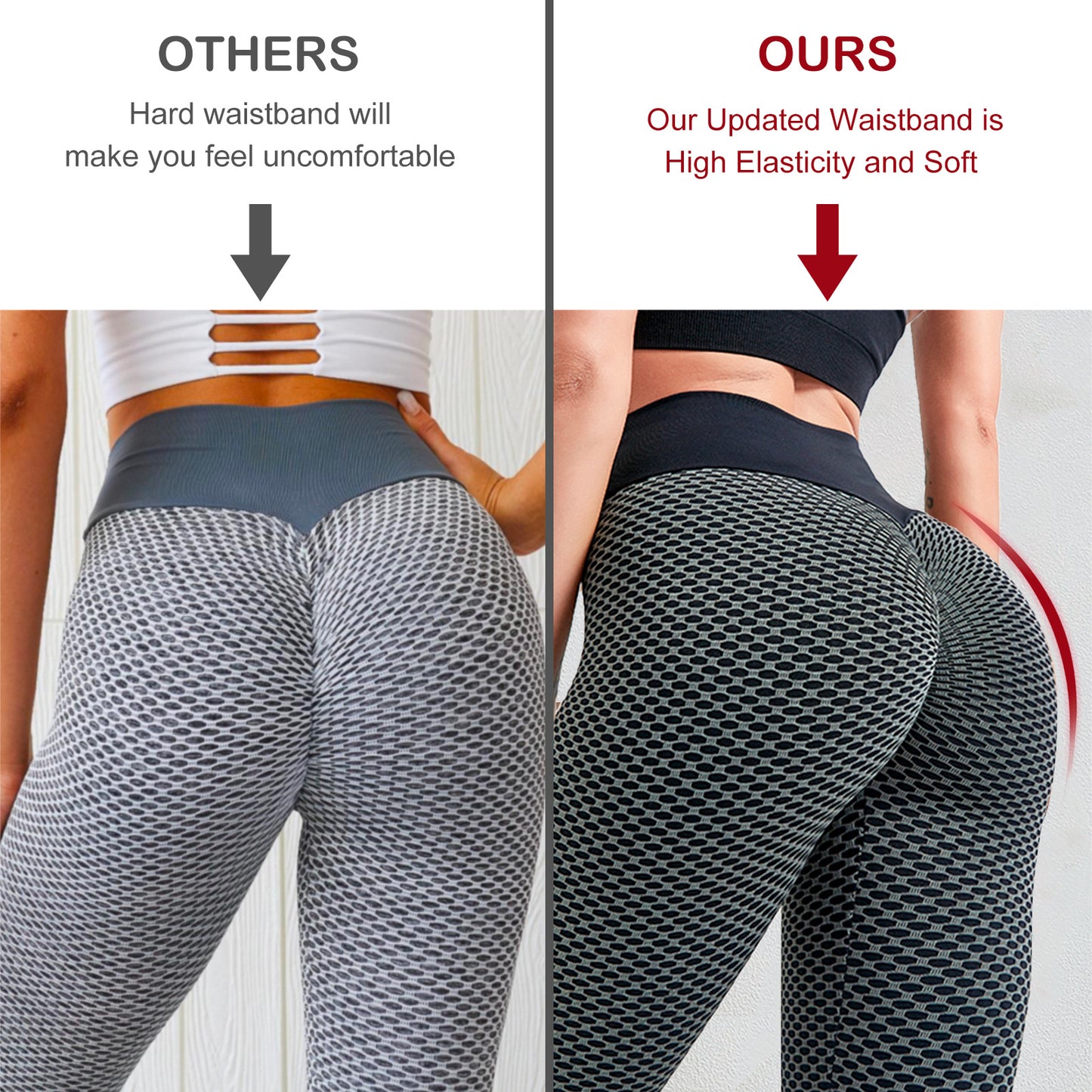 TIK Tok Leggings Women with Butt Lifting