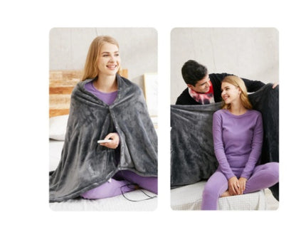 Electric Heated Plush Shawl