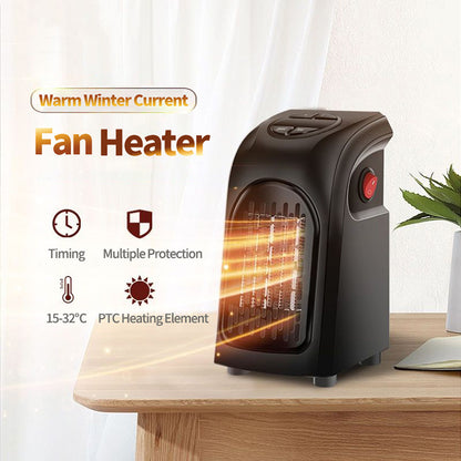 Winter Air Heater Fan Heater Electric Home Heaters Mini Room Air Wall Heater Ceramic Heating Warmer Fan For Home Office Camping - Lotta Deals