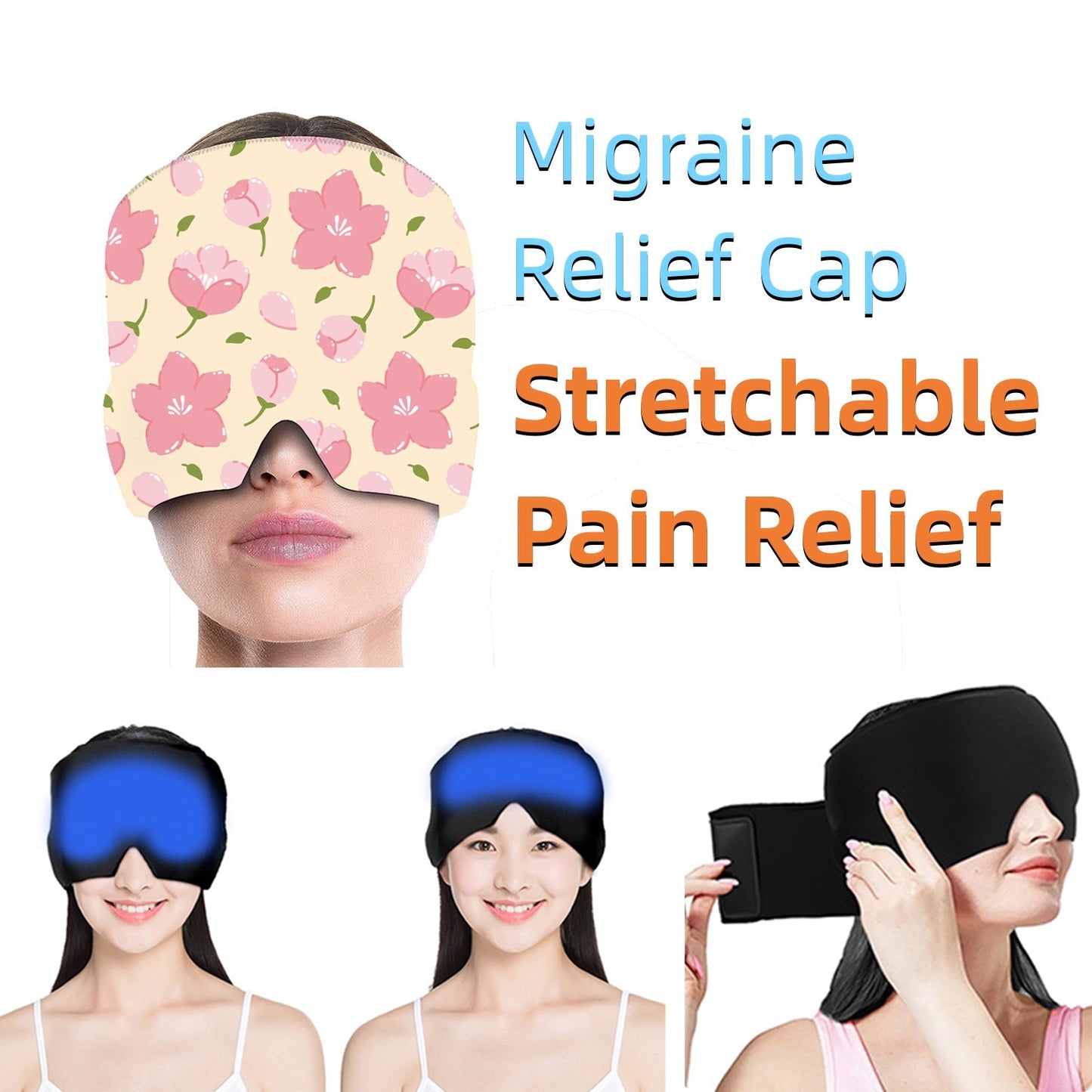 Head Gel Ice Pack Mask