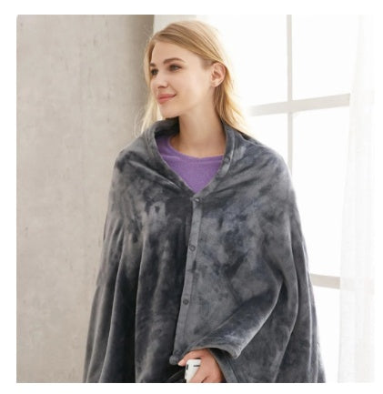 Electric Heated Plush Shawl